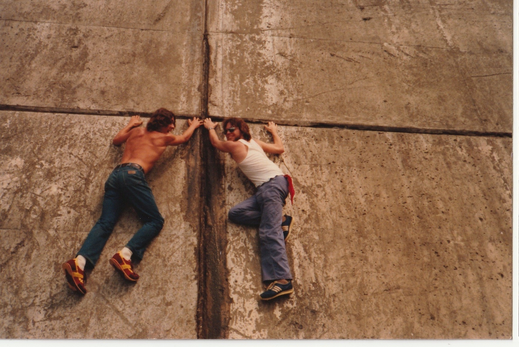 Larry at Kinzua Dam, Pennsylvania, 1980