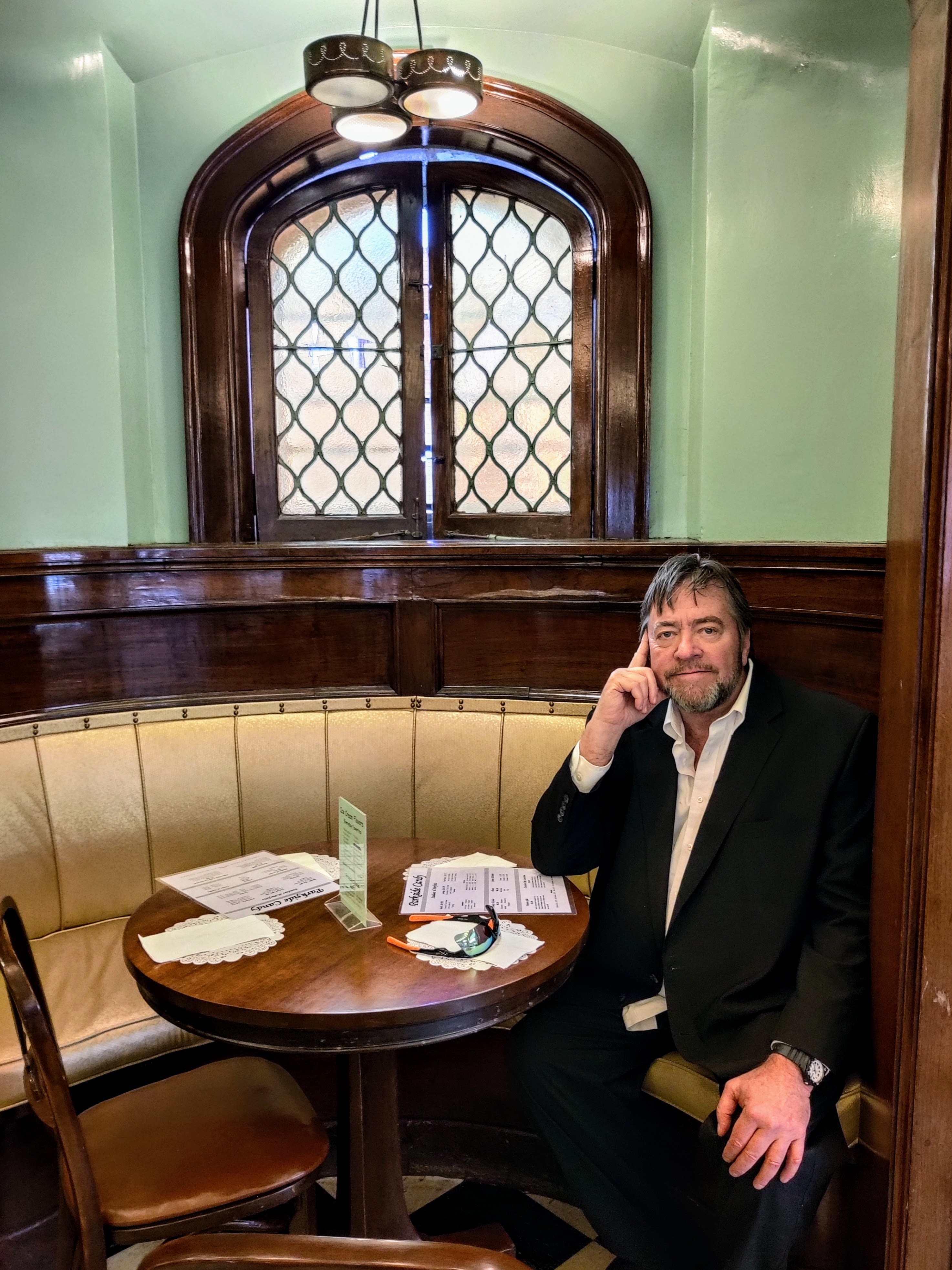 Larry at Parkside Candy in Buffalo, 2022