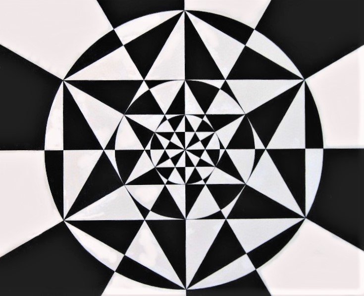 Black And White Six Pointed Stars, 2010
