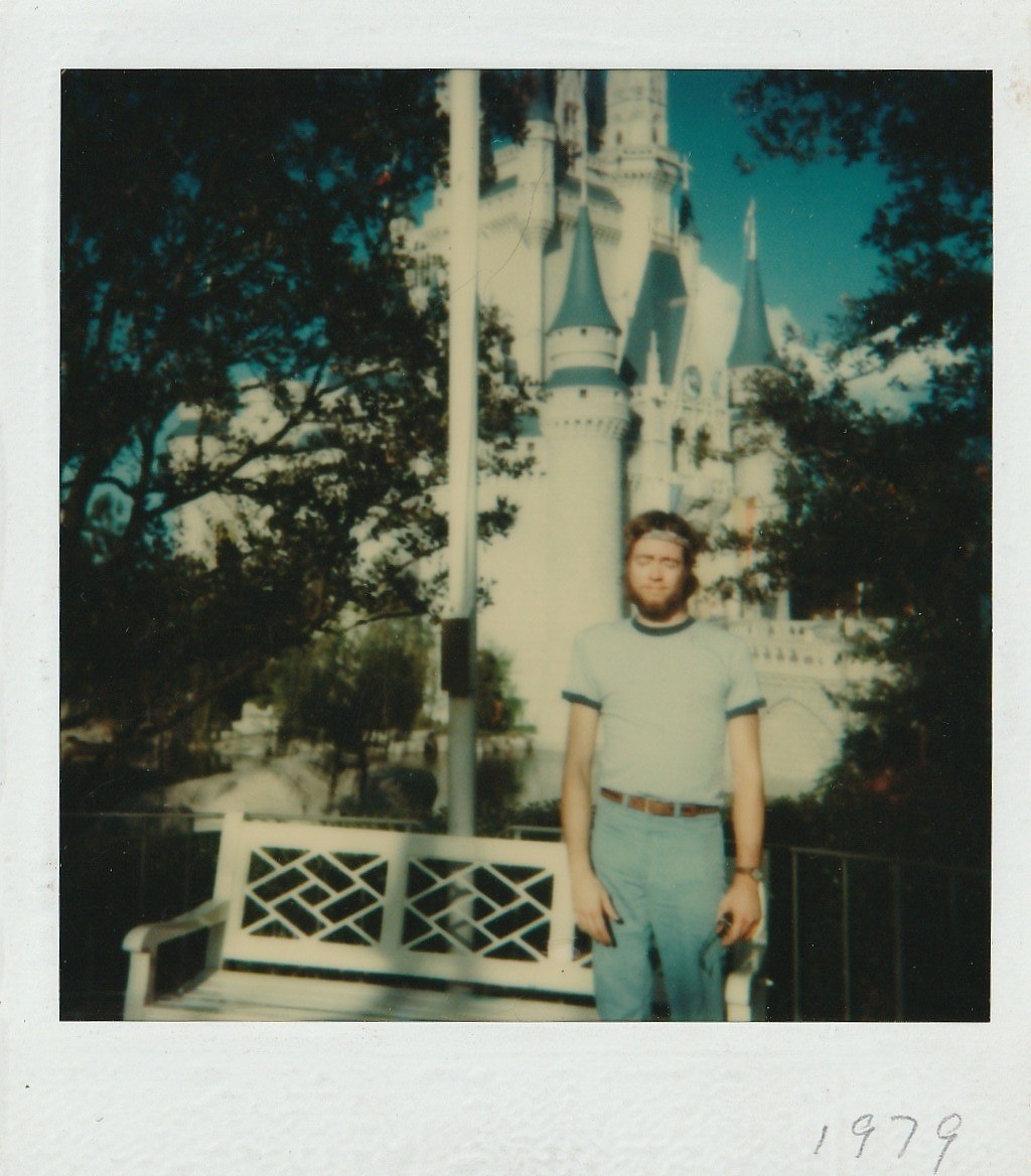 Larry at the Cinderella Castle, Walt Disney World